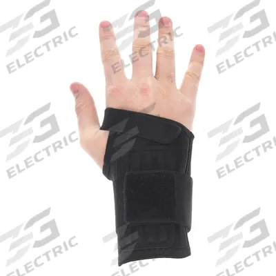 CONDOR Wrist Support: Ambidextrous, XL Ergonomic Support Size, Black - CONDOR Double Strap Wrist Support