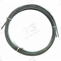 APPROVED VENDOR Wire Rope: Vinyl, Stainless Steel, 7 x 7, 54 lb Working Load Limit, Silver (MPN 2VJP6). Key specifications — End Type: Plain; Brand: APPROVED VENDOR.
