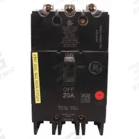 GE Molded Case Circuit Breaker: 20 A Amps, 18kA at 277/480V AC, Fixed, Lug, ABC (MPN TEYF320). Key specifications — Series: TEY; Max. AIR Rating: 18kA at 277/480V AC; Instantaneous Trip: Fixed; Terminal Connection: Lug; Phase Connection: ABC.