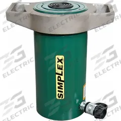 SIMPLEX Hydraulic Ram: Single Acting, 55 ton Nominal Capacity, 2 in Nominal Stroke Lg, Steel (MPN R552). Key specifications — attr98927: SIMPLEX.