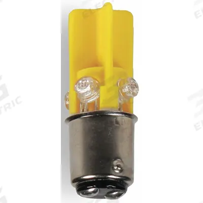 EDWARDS SIGNALING Compact LED Bulb: LED, Double Contact Bayonet (BA15d), (T) Tubular, T3-1/4 - BA15d Double-Contact Bayonet Base Lamps
