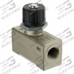 SMC Speed Controller: In-Line Fitting, 1/2 in Valve Body Size, Threaded, Meter Out, 1/4 (MPN AS4000-02). Key specifications — attr947205: SMC; attr947223: Threaded.