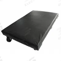 APPROVED VENDOR General Purpose Dolly: 1,200 lb, 36 in L x 24 in W x 8 in H Deck, Rubber Padded (MPN 48J076). Key specifications — Brand: APPROVED VENDOR; Deck Color: Black; Caster/Wheel Configuration: (4) Swivel; With Reinforcing Cross Brace: Yes; With Tow Eye: No.