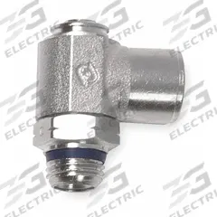 AIGNEP USA Universal Flow Control: Elbow Fitting, Screwdriver Slot, 1/4 in Valve Body Size (MPN 88973-06-04). Key specifications — attr947203: Stainless Steel; attr947205: AIGNEP USA.