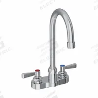 ELKAY Handle-Operated Faucet: Elkay®, Brass, Centerset, Deck, 2 Mounting Holes, 1.5 gpm Flow Rate (MPN LK406GN05L2). Key specifications — Series: Elkay®; Brand: ELKAY.