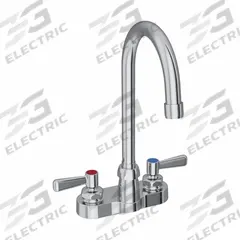 ELKAY Handle-Operated Faucet: Elkay®, Brass, Centerset, Deck, 2 Mounting Holes, 1.5 gpm Flow Rate (MPN LK406GN05L2). Key specifications — Series: Elkay®; Brand: ELKAY.