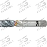 OSG Pipe Tap: 1/8"-28 BSPP, 3 Flute, Interrupted Thread, V Coated Cobalt (MPN 1658101008)