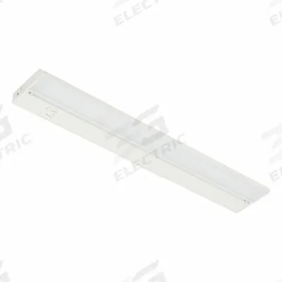 LED Under Cabinet: 22 in Lg, 746 lm, 2700K/3000K/4000K, 10.7 W, Plug-In or Hardwired - Linear LED Under-Cabinet Light Fixtures