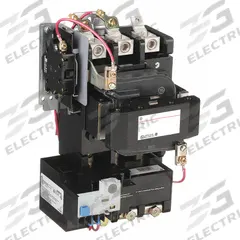GE NEMA Magnetic Motor Starter: Non-Reversing, 3 Poles, NEMA Size 4, 135 A, 120V AC Coil (MPN CR306F00200XAAAAM). Key specifications — Brand: GE; Auxiliary Contact Form: 1NO; Coil Voltage: 120V AC; Phase: Three; Auxiliary Contacts Included: 1NO; Signaling Features: Pilot Light; Thermal Units Required: None (Not Applicable to Electronic Overloads).