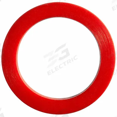 USA INDUSTRIALS Cam and Groove Gasket: 2 1/2 in For Coupling Size, Red, 3 1/8 in Outside Dia - Food-Grade Silicone Cam & Groove Gaskets