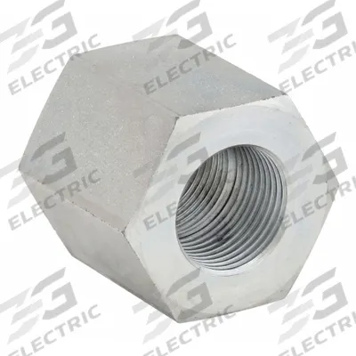 PARKER Metal Pipe Straight: Union, Steel, 33 mm x 33 mm - Hydraulic Threaded Extreme-Pressure Pipe Fittings