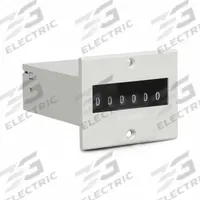 TRUMETER Electromechanical Counter: Front Panel Mounting, 1 3/4 in x 2 1/4 in, 12 V DC – 24 V DC (MPN P8-4906NR). Key specifications — Mounting Style: Front Panel; Standards: UL; Brand: TRUMETER; Manufacturer Part Number: P8-4906NR.