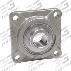 IPTCI BEARINGS 4 Bolt Flange Bearing: Radial Ball, 1 1/8 in Bore, SS, Set Screws, 4 1/4 in Lg (MPN SUCSF206-18 IP69K). Key specifications — Bore Type: Cylindrical; Brand: IPTCI BEARINGS; Lubricant Material: H-1 Grease; Mounting Bolt Size: 7/16 in; Split Housing: Not Split; System of Measurement: Inch.