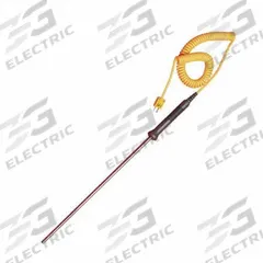 OMEGA Standard Thermocouple Probes: 0°C to 650°C, Type K, 6 in Probe Lg, For Air Media Type (MPN KHSS-18U-6). Key specifications — attr1275752: 24 AWG; attr1275757: 40 in; attr1275765: KHSS-18U-6; attr1275769: OMEGA.
