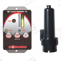 SJE-RHOMBUS Tank Alarm: High Level, 87 dB, Audio/Visual, 1 Alarm Inputs, 2-Conductor Wire Leads (MPN 1087299). Key specifications — Brand: SJE-RHOMBUS; Manufacturer Part Number: 1087299; Battery Backup: No.