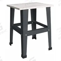 DAYTON Fixed Work Table: Fixed Ht, 19 in x 17 3/4 in, 400 lb Overall Load Capacity (MPN 22DL79). Key specifications — Brand: DAYTON; Unit Type: Not Expandable or Modular.