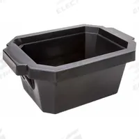 Ice Bucket with Lid: 4 L Capacity, Rectangular, Polyurethane Foam, Black, 6 in Overall Ht (MPN 455023K). Key specifications — Color: Black; Material: Polyurethane Foam; Brand: GLOBE SCIENTIFIC; Product Type: Ice Bucket with Lid; Shape: Rectangular.