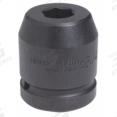 PROTO Impact Socket: 1 in Drive Size, SAE, 1 1/2 in Socket Size, 12-Point, Std - 1" Drive Impact Sockets