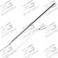 OMEGA Long-Life & High-Accuracy RTD Probes: -58°F to 482°F /-50°C to 250°C, Class A, 2 in Probe Lg (MPN PR-10L-3-100-1/8-2). Key specifications — Connector Type: Wire Leads; Cable Length: 40 in; Brand: OMEGA; Accuracy: Class A.