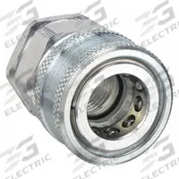 SNAP-TITE Hydraulic Quick Connect Hose Coupling: 1/2 in, Steel, 53 lpm Max. Flow Rate, Fluorocarbon (MPN PHC8-8FV). Key specifications — Thread Size: 1/2"-14; Seal Material: Fluorocarbon; Brand: SNAP-TITE.