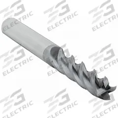 CLEVELAND Square End Mill: Carbide, TiAlN Coated, 4 Flute, 7/16" Mill Dia, 2" LOC, 4" OAL (MPN C80039)
