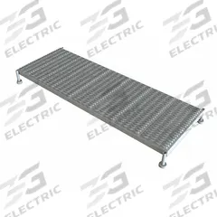 TRI-ARC Adjustable Height Work Platform: 14 in Platform Ht - Max, 24 in Platform Wd, Steel, Adj Ht (MPN WLOS971242). Key specifications — Brand: TRI-ARC; Color: Gray.