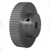 DAYTON Timing Pulley: Modified Curvilinear, Fixed, For GT Timing Belt Section, For 9 mm Belt Wd (MPN 62-3P09-6A4). Key specifications — Brand: DAYTON; Finish: Clear Anodized; For Belt Series: Powerhouse®.