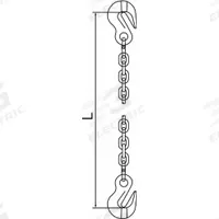 PEWAG Chain Sling: 3/8 in Chain Trade Size, 120 Chain Grade, Grab Hook, Steel, Fixed, 10 ft Sling Lg (MPN 10G120SGG/10). Key specifications — attr994018: Grab Hook; attr994034: PEWAG.