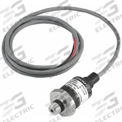 Pressure Transmitter: 0 psi to 200 psi, 4 to 20mA DC, Cable & Wire Leads, 7/16 in Male SAE, IP67 /4X (MPN G17MEK42F2200#). Key specifications — Accuracy: ±0.5%; NEMA Rating: 4X; Burst Pressure: 10x Range; Calibration Certificate Included: No NIST-Traceable Calibration Certificate Included; IP Rating: IP67; Housing Material: Nylon; Output: 4 to 20mA DC; Overpressure: 2x Range.