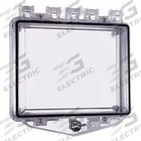 SAFETY TECHNOLOGY INTERNATIONAL Enclosure: Polycarbonate, 2 1/8 in Overall Dp, 5 7/16 in Overall Lg (MPN STI-7511E). Key specifications — Manufacturer Part Number: STI-7511E; Brand: SAFETY TECHNOLOGY INTERNATIONAL; Color: Clear; For Location: Outdoor; For Use With: Annunciators; Includes: Mounting Hardware; Mounting Location: Wall Mount; Mounting Style: Flush Mount.