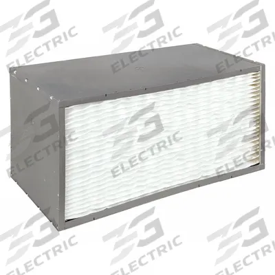 GRAINGER Minipleat Air Filter: 12 in x 24 in x 12 in, Fiberglass, Plastic, No Header - MERV 14 Minipleat Air Filters