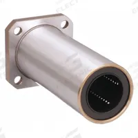 NB Linear Square Flange Mount Bearing: Twin, SWK-W, 1 in ID, 2.5 in Flange Wd (MPN SWK16GWUU). Key specifications — Material: Resin.
