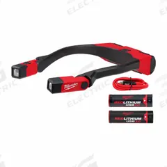 MILWAUKEE Neck Light Kit: Rechargeable, 400 lm Max. Brightness, 8 hr Max Run Time, 2 Light Outputs (MPN 2117-21, 48-11-2131). Key specifications — Charger Style Included: USB Type-C Cord; Brand: MILWAUKEE.
