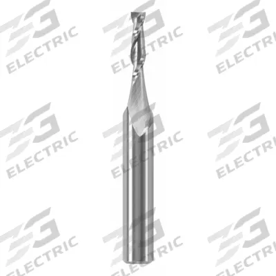 BOSCH Straight Cut Profile Router Bit: Fractional Inch, Carbide Tipped, 1/8 in Cutter Dia. - Straight Profile Router Bits