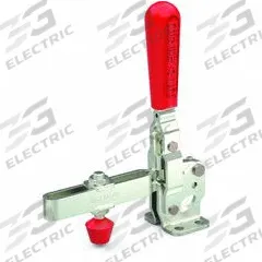 DE-STA-CO Toggle Clamp: Std Vertical Handle, Flange Base Mounting, 375 lbf Holding Capacity - Max (MPN 207-UL). Key specifications — attr668198: DE-STA-CO; attr668630: Neoprene.