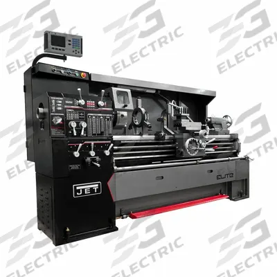 JET ELITE Lathe: EGH-1740, 17" x 40", 7 1/2 hp, 230/460V AC - Geared-Head Lathes with DRO