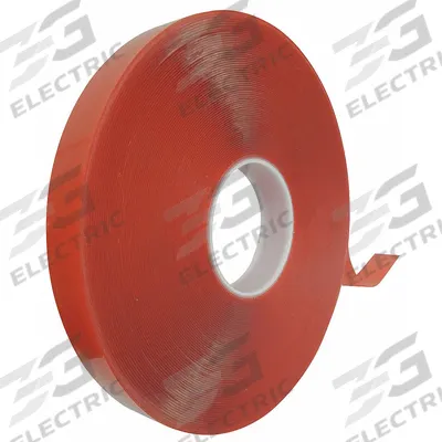 KLASSE Foam Tape: Firm, Permanent, 1/2 in Wd, 36 yd Lg, 20 mil Thick, Closed, Transparent - Transparent Double-Sided Foam Tape