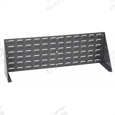 QUANTUM STORAGE SYSTEMS Louvered Bench Rack: 12 in x 36 in x 1/4 in, 1 Sides, 0 Bins - Benchtop Louvered Racks Without Bins