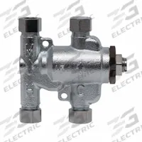 WATTS Thermostatic Mixing Valve: 3/8 in Inlet Connection Size, 3/8 in Outlet Connection Size, Brass (MPN 3/8 LFUSG-B-SC M3). Key specifications — attr1037830: Tamper Resistant Locking Cap; attr1037827: WATTS.