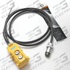 HARRINGTON Pendant Station: Electric Chain Hoists, NER, 4,000 lb_10,000 lb Compatible Load Capacity (MPN ER1ES155710). Key specifications — Manufacturer Part Number: ER1ES155710; Compatible Hoist Type: Electric Chain Hoists; Compatible Series: NER; Compatible with Manufacturer Part Number: NER020S-10; Functions: Up/Down; Product Type: Pendant Station.