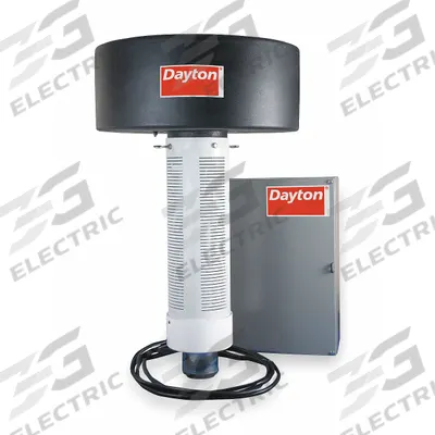 Dayton Fountain Aerator: 1 hp, 230V AC, 24 ft Max. Spray Ht, 46 ft Max. Spray Wd - Fountain Aerators