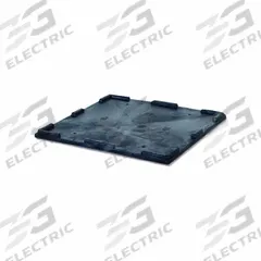 BUCKHORN Bulk Container Lid: 48 1/4 in x 45 1/4 in, Black, Plastic (MPN TH4845020010000). Key specifications — Brand: BUCKHORN; Material: Plastic; Compatible Manufacturer Model Number: BH4845.