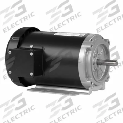 LEESON General Purpose Motor: C-Face/Rigid Base Mount, Totally Enclosed Fan Cooled - Leeson Flex-In-1 3-Phase General Purpose AC Motors