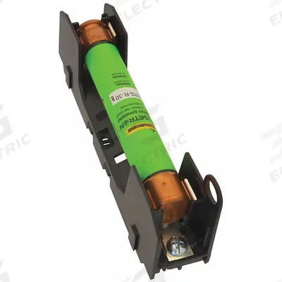 BUSSMANN Fuse Block: Open Block Design, 3 Pole, 600 V AC, Screw - Fuse Blocks for UL Class J Fuses