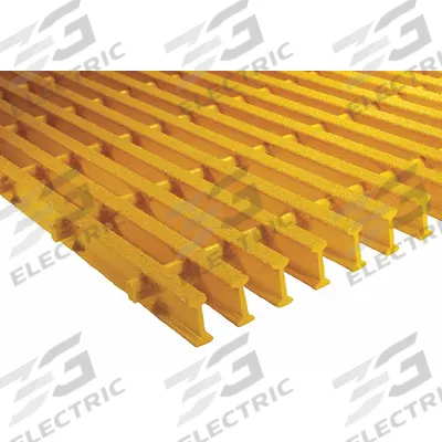 FIBERGRATE Fiberglass Pultruded Grating: Structural Grating, 36 in x 8 ft Nominal Size (WxL) - Flame-Resistant Structural Grating