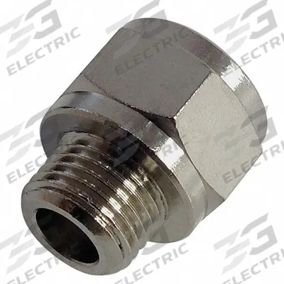 LEGRIS Metal Pipe Straight: Straight, 3/8 in x 3/8 in - Threaded Medium-Pressure Pipe Fittings
