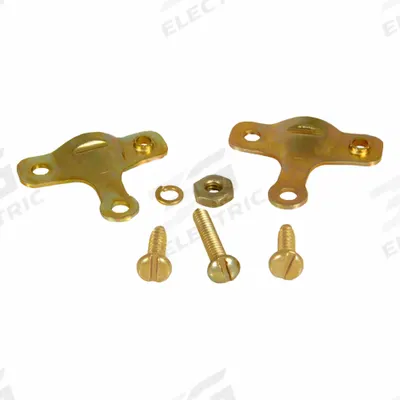 ANDERSON POWER PRODUCTS Bolt-On Cable Clamp: 5905-BK, For SB/SBS Series, Silver, Metal - Anderson Power Connector Hardware & Accessories