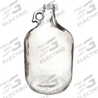 QORPAK Jug: Colorless, Uncoated Bottle, Glass, 3.79 L, 166 mm, 293 mm Overall Ht, Screw On Cap (MPN GLA-00838). Key specifications — attr1371258: No; attr1371256: Shouldered; attr1371264: QORPAK; attr1371229: Uncoated Bottle.