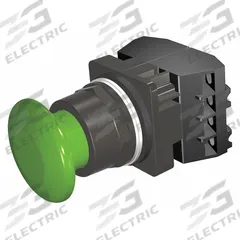 SIEMENS Mushroom Head Push Button: Non-Illuminated, Mushroom Head Profile, Non-Metallic, 30 mm, 2NC (MPN 52BM9W3G). Key specifications — Brand: SIEMENS; Action: Momentary; Series: Class 52; Terminal Connection: Pressure Plate; Push Button Material Type: Non-Metallic.