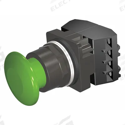 Siemens Mushroom Head Push Button: Non-Illuminated, Mushroom Head Profile, Non-Metallic - Mushroom-Head Push Buttons